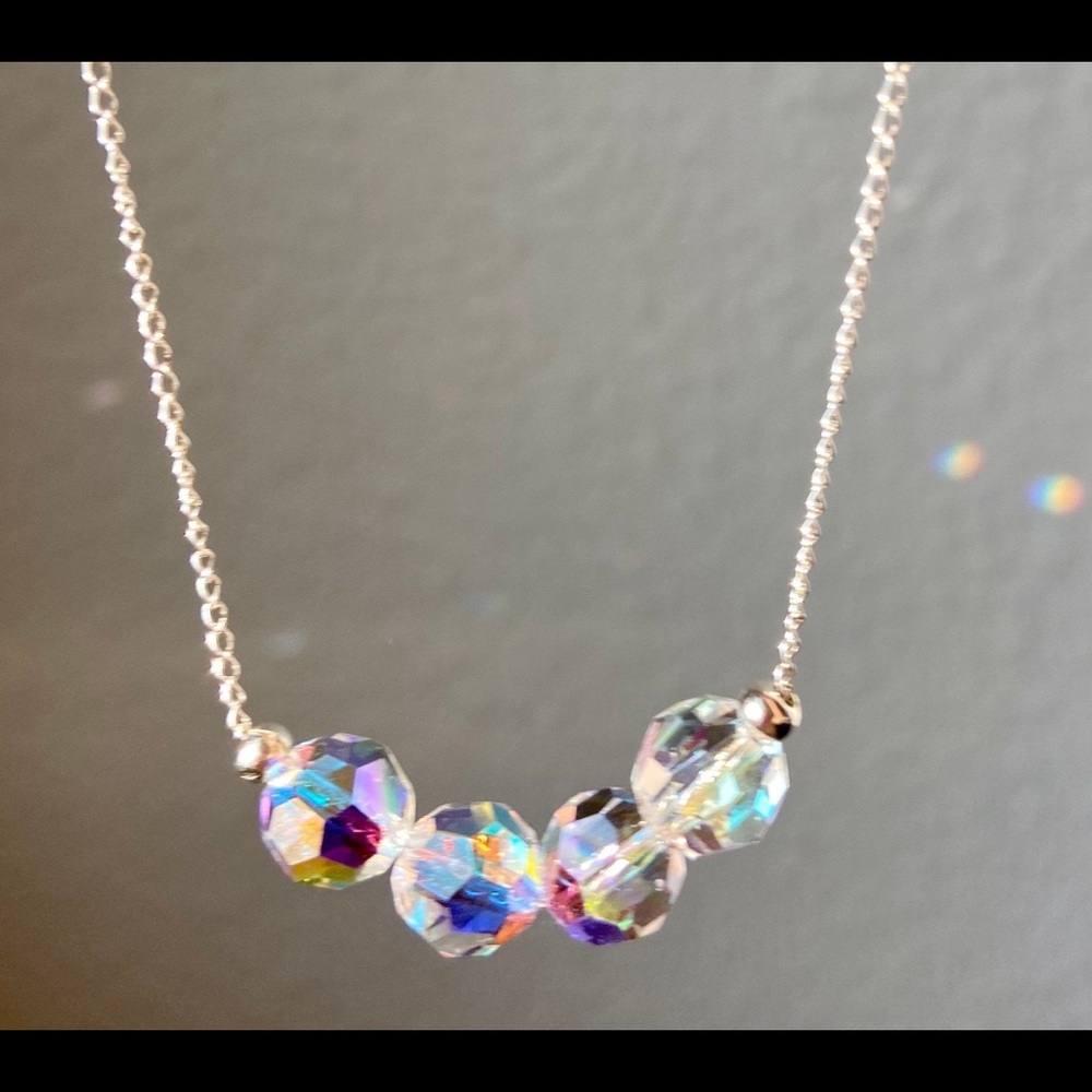 Swarovski crystal necklace,CarrieBradshaw … - Picture 3 of 13